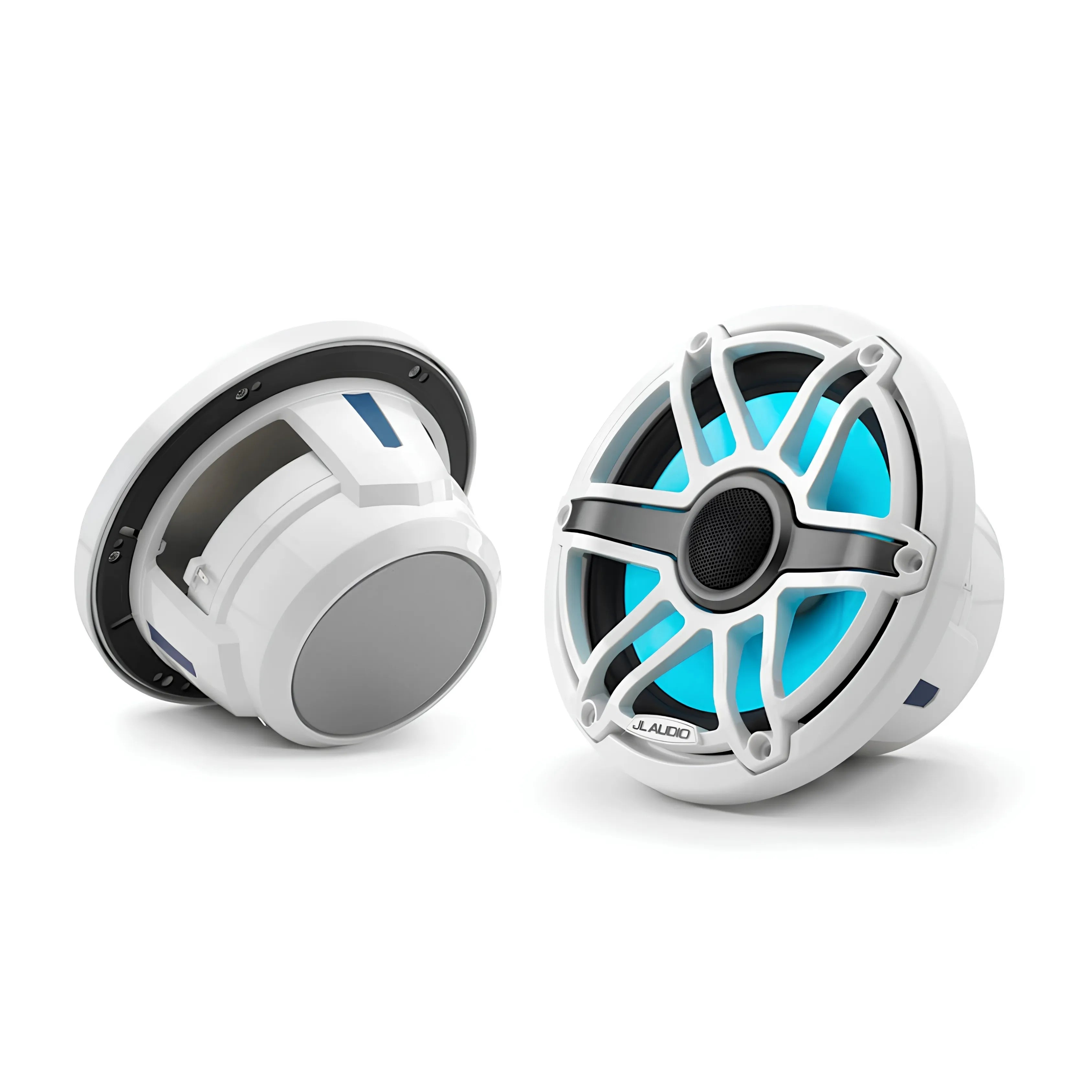 JL Audio JLA-010-03074-00 M6 7.7" Marine Speakers - White Sport Grille
