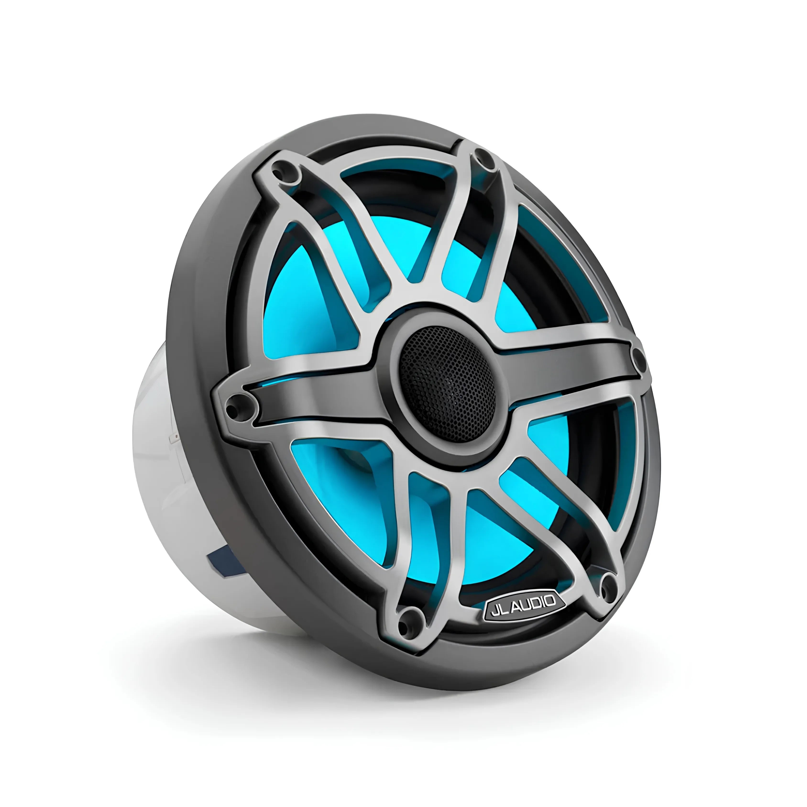 JL Audio JLA-010-03076-00 M6 7.7" Marine Speakers - Titanium Sport Grille