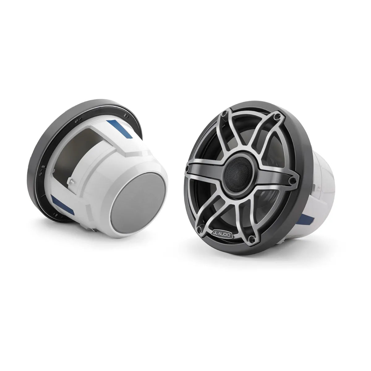 JL Audio JLA-010-03079-00 M6 8.8" Marine Speakers - Titanium Sport Grille