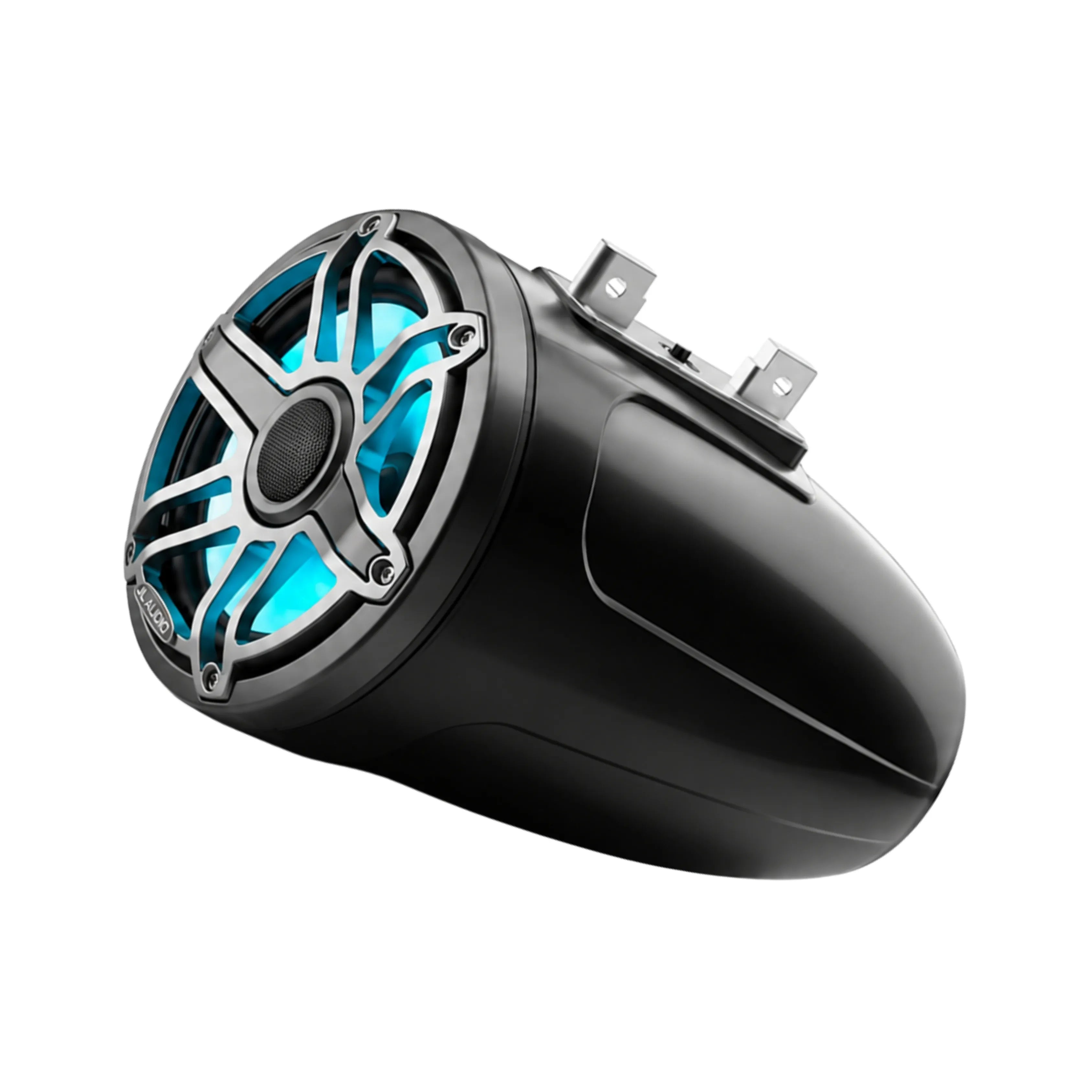JL Audio JLA-010-03088-00 M6 7.7" Enclosed Tower Speakers - Titanium Sport Grille with LED
