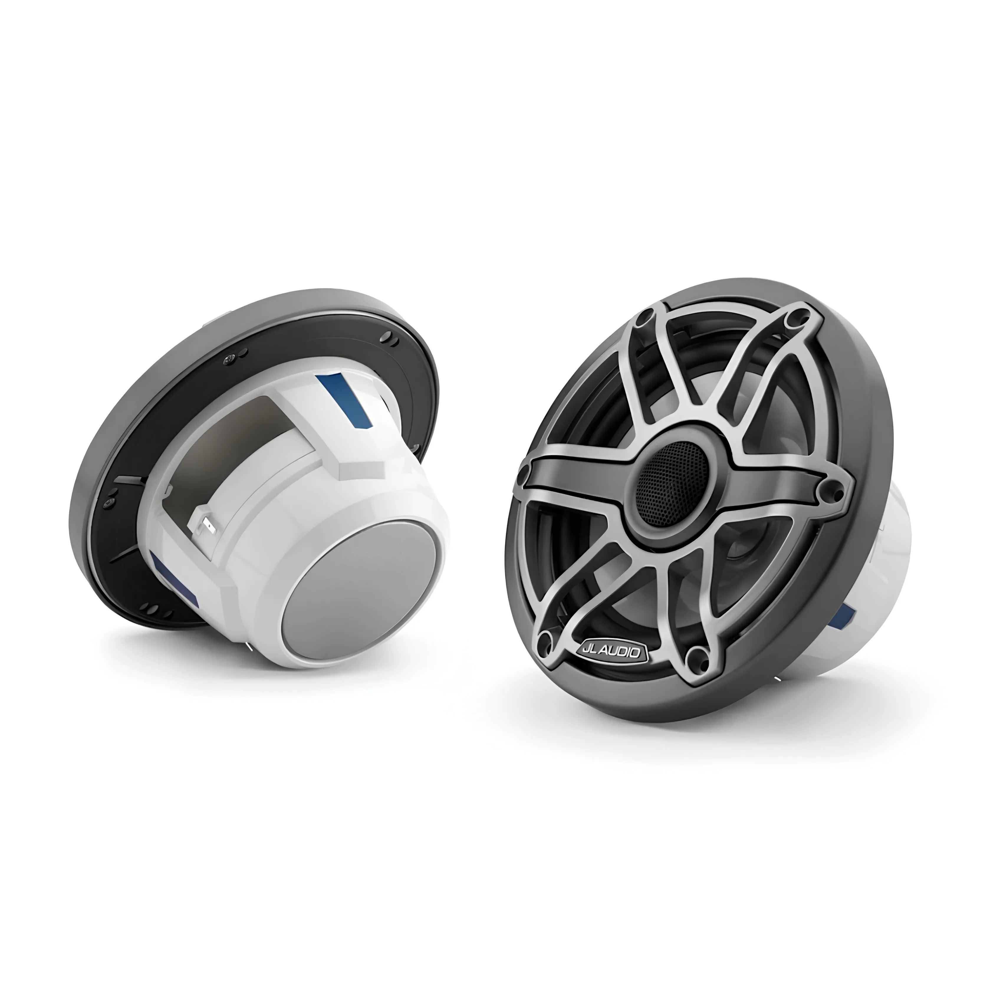 JL Audio JLA-010-03091-00 M6 6.5" Marine Speakers - Titanium Sport Grille