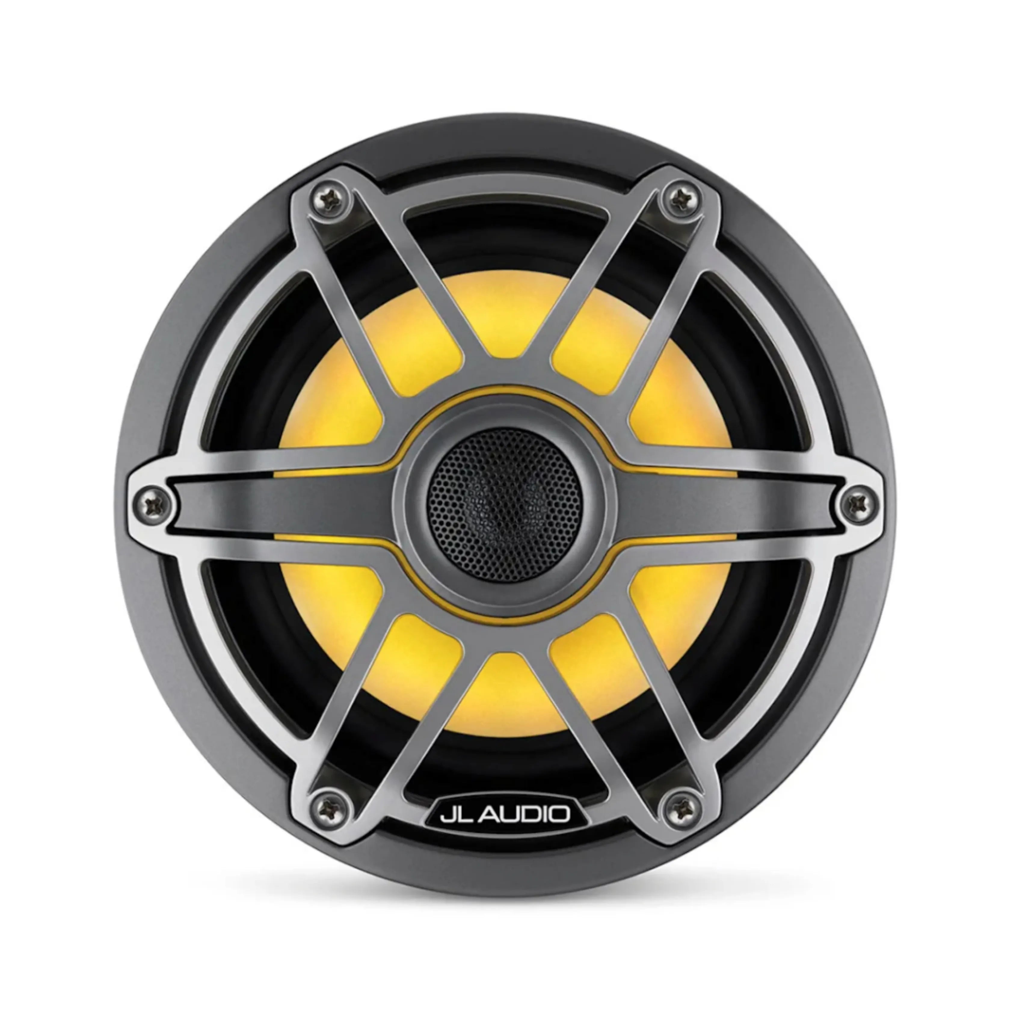 JL Audio JLA-010-03092-00 M6 6.5" Marine Speakers - Titanium Sport Grille with LED