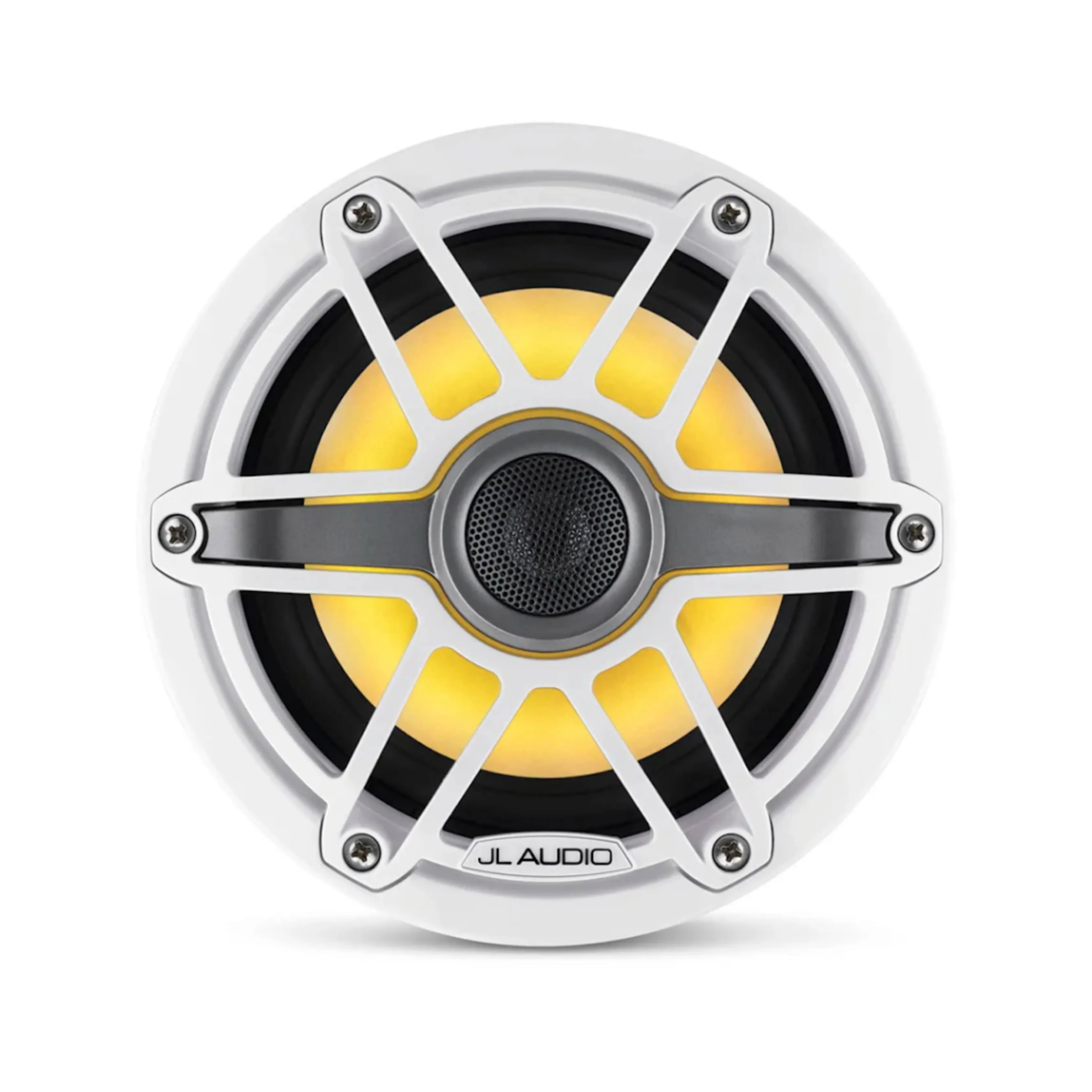 JL Audio JLA-010-03093-00 M6 6.5" Marine Speakers - White Sport Grille with LED