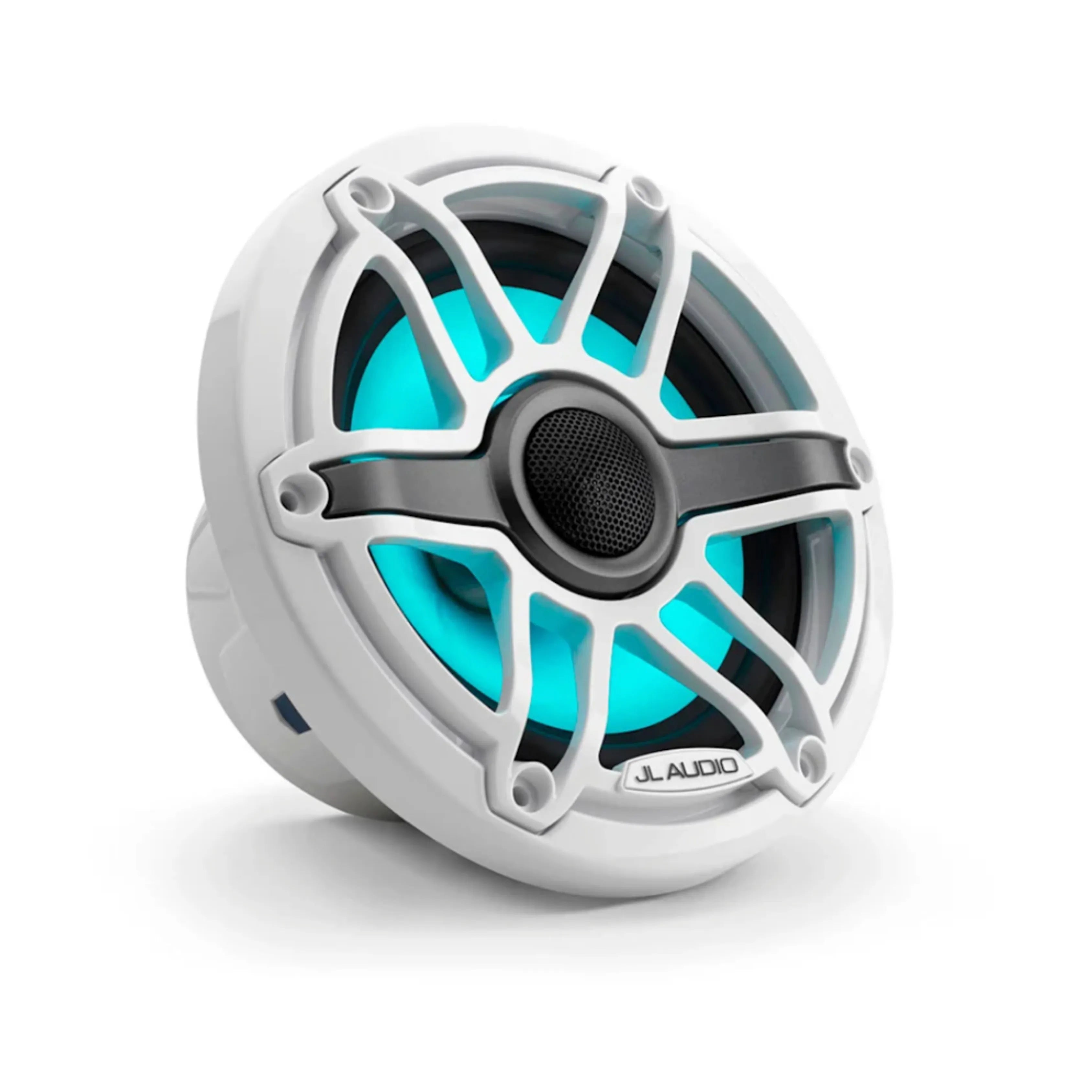 JL Audio JLA-010-03093-00 M6 6.5" Marine Speakers - White Sport Grille with LED