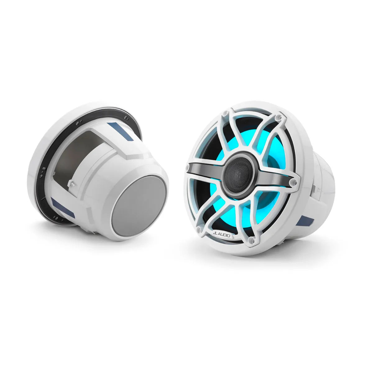 JL Audio JLA-010-03095-00 M6 8.8" Marine Speakers - White Sport Grille