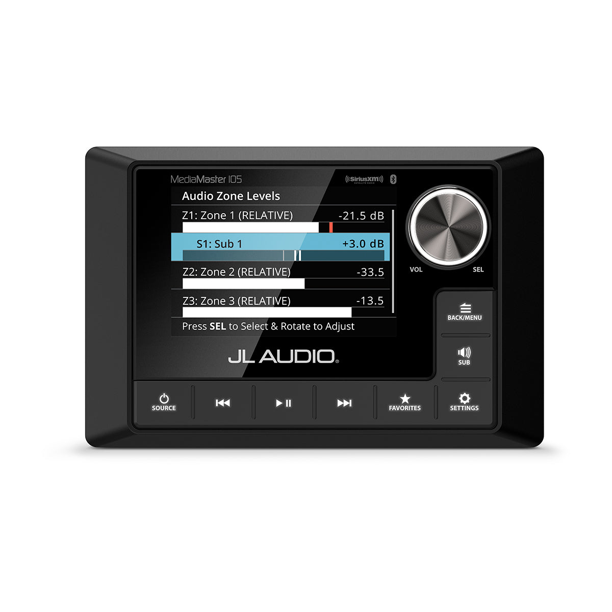 JL Audio JLA-010-03132-00 MM105 MediaMaster 105 Stereo