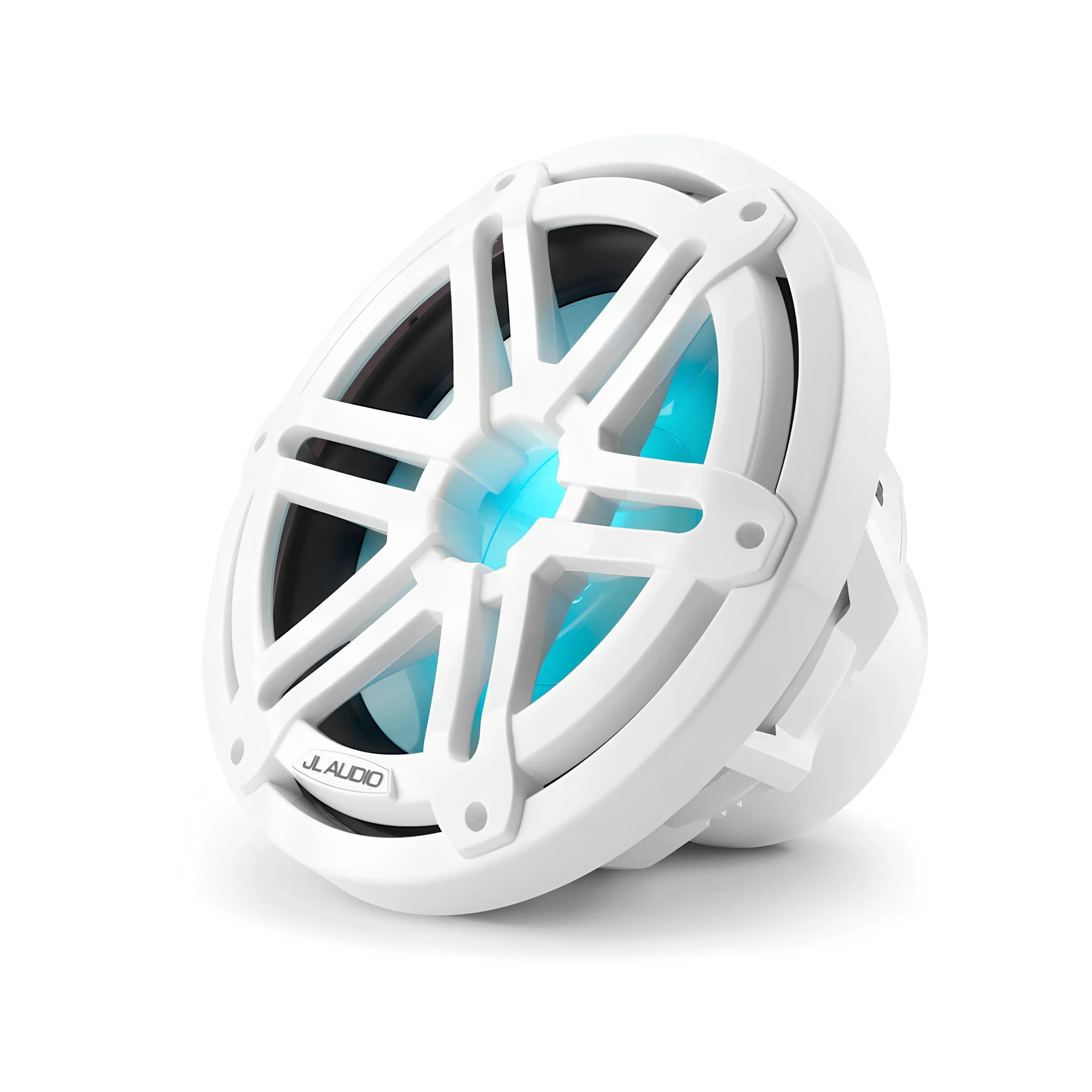 JL Audio JLA-010-03265-00 M3 Marine Subwoofer - 10" Marine Subwoofer with LED and White Sport Grille