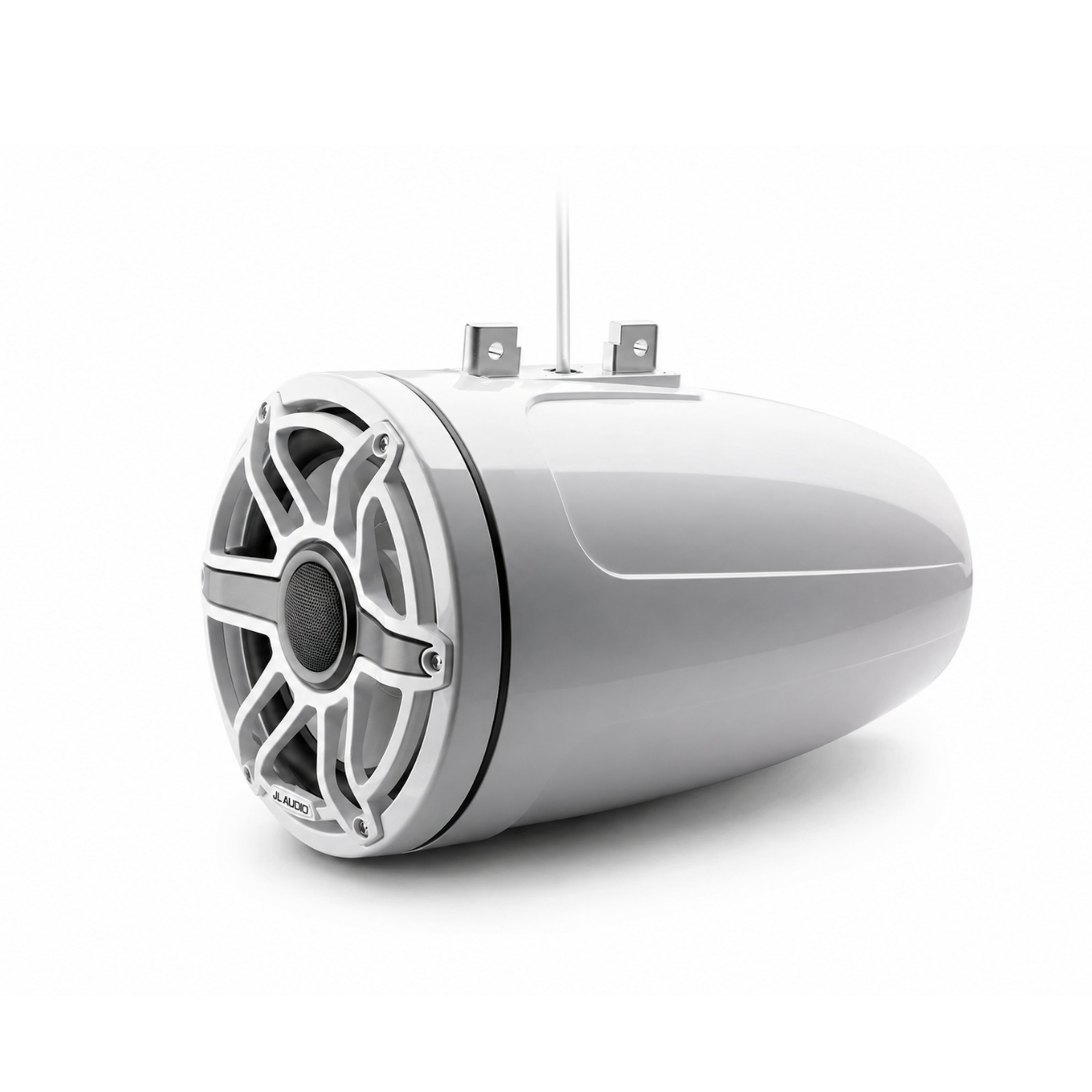 JL Audio JLA-010-03282-00 M6 8.8" Enclosed Tower Speakers - White Sport Grille