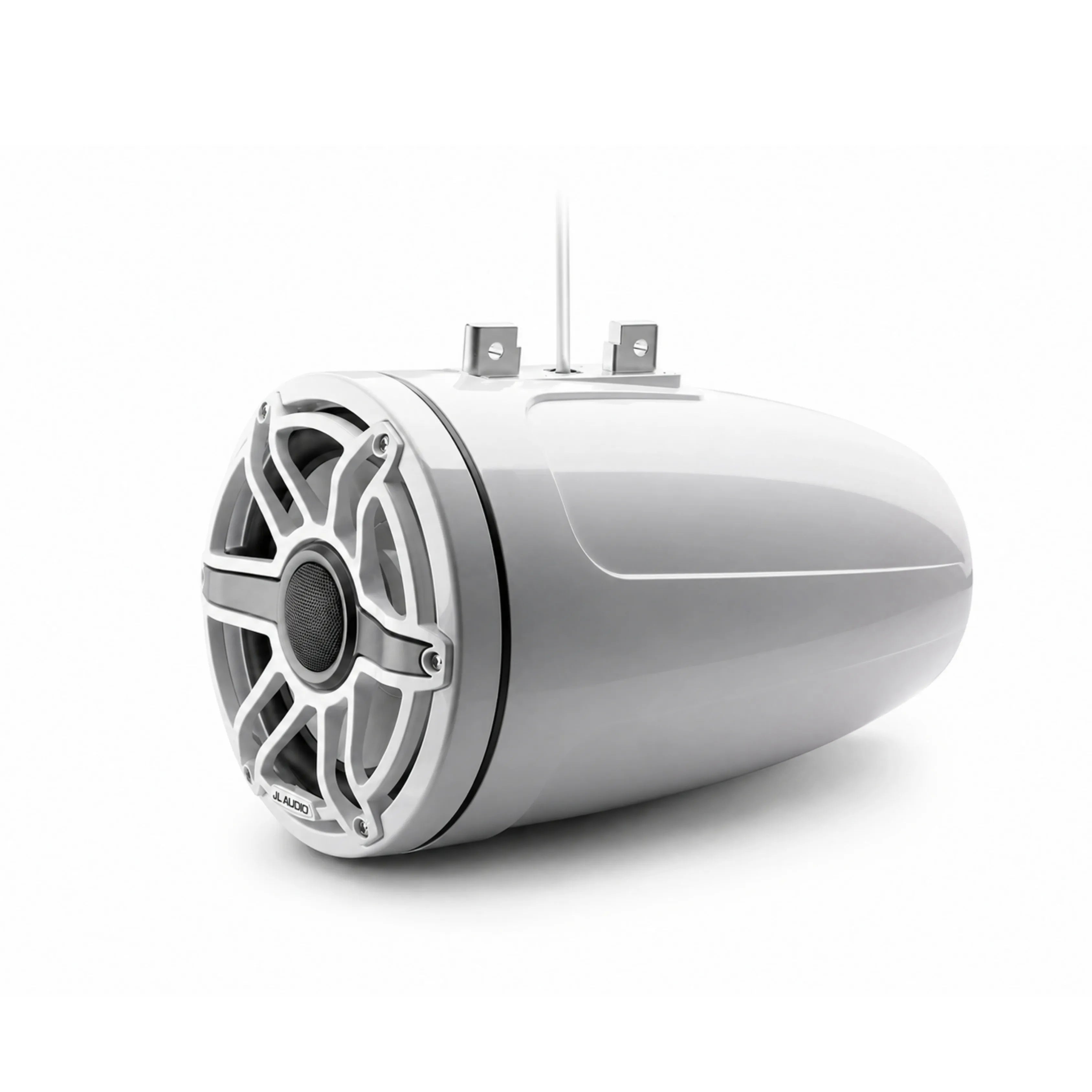 JL Audio JLA-010-03282-00 M6 8.8" Enclosed Tower Speakers - White Sport Grille
