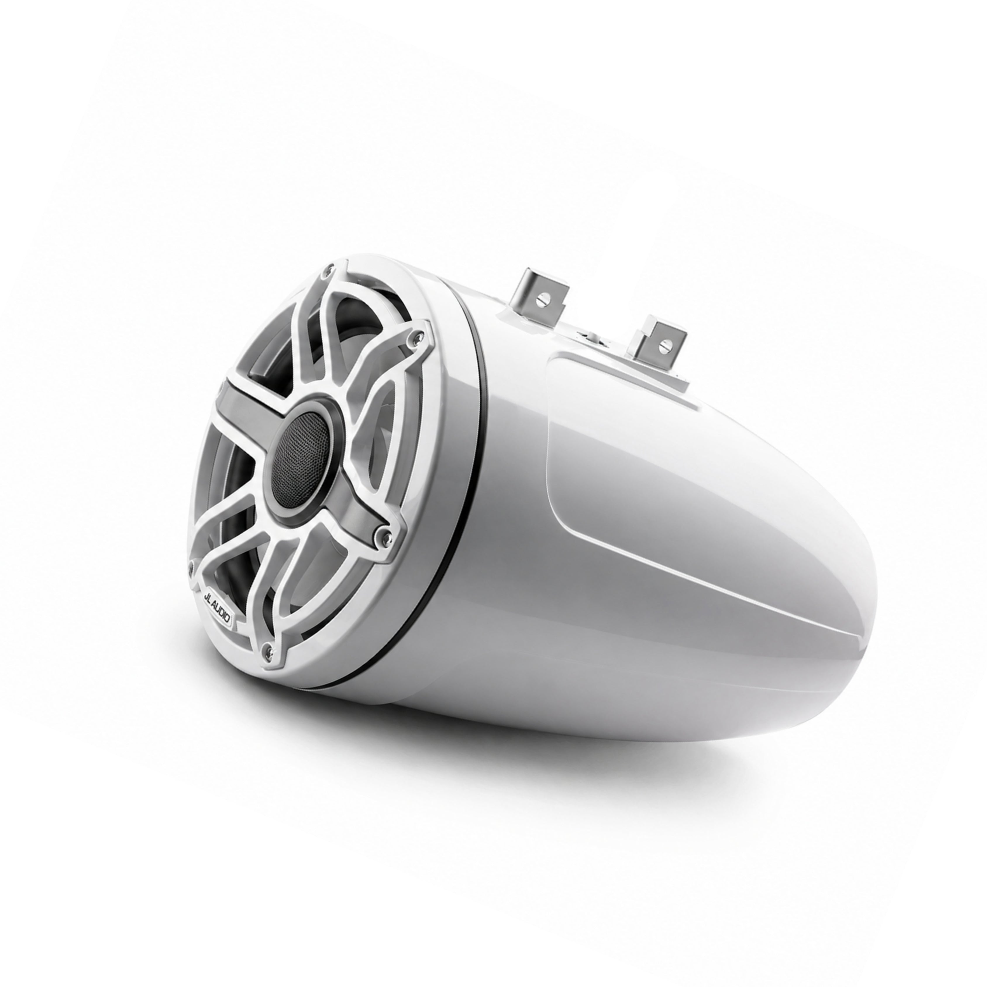 JL Audio JLA-010-03282-00 M6 8.8" Enclosed Tower Speakers - White Sport Grille