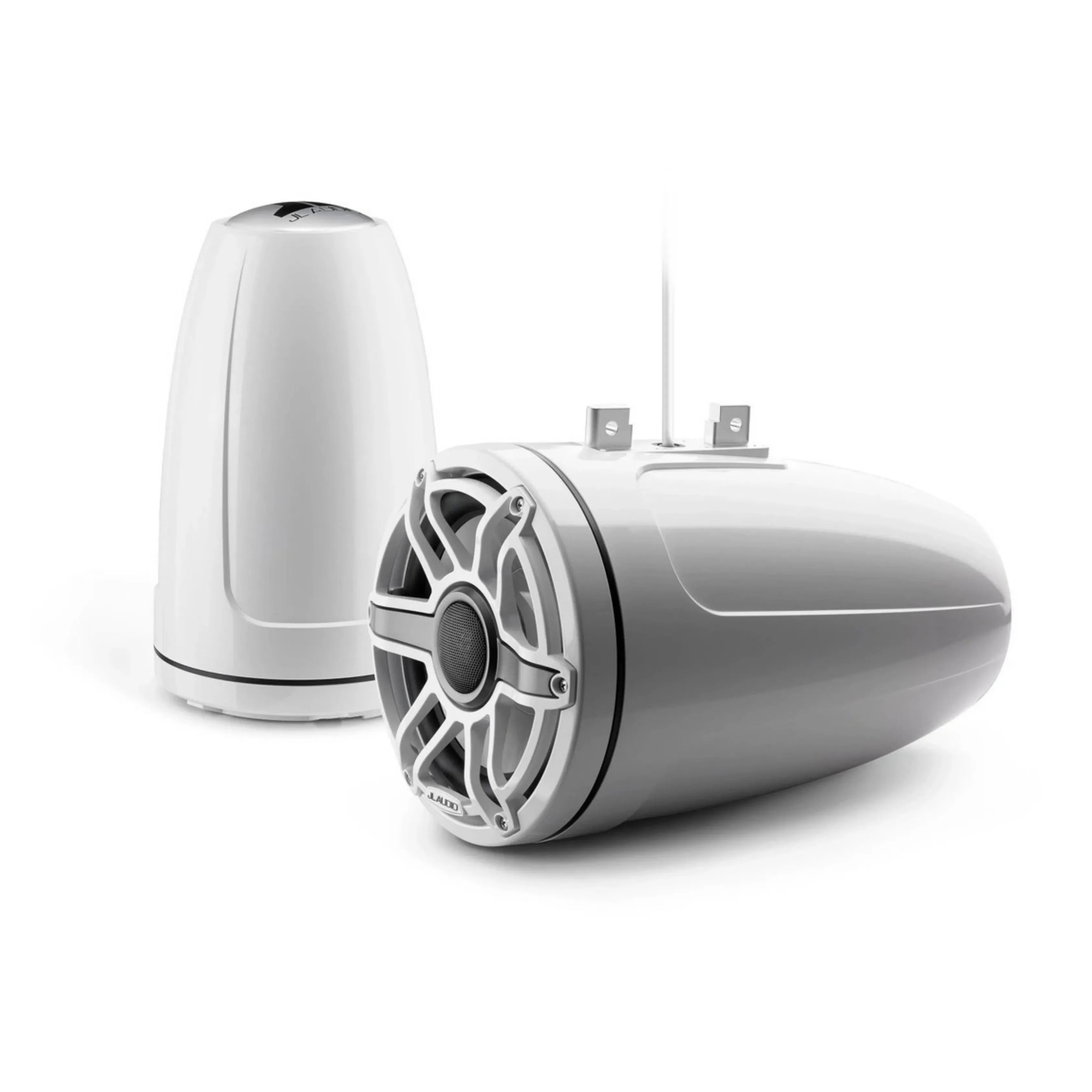 JL Audio JLA-010-03282-00 M6 8.8" Enclosed Tower Speakers - White Sport Grille