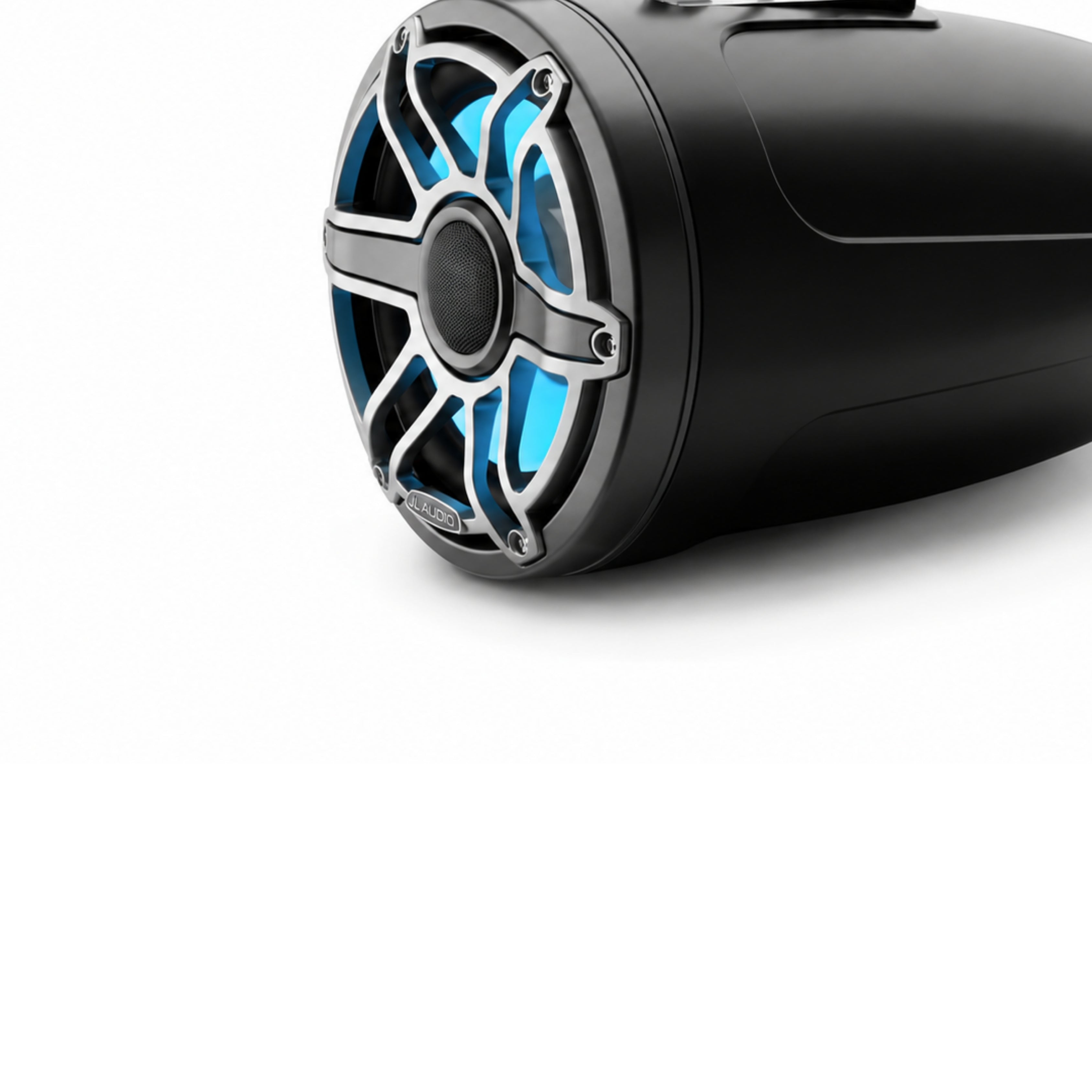 JL Audio JLA-010-03284-00 M6 8.8" Enclosed Tower Speakers - Titanium Sport Grille