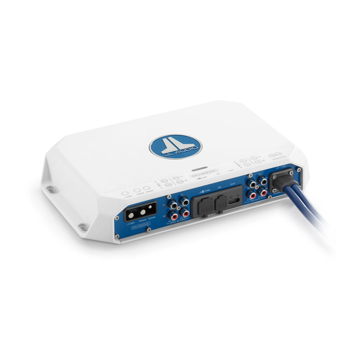 JL Audio JLA-010-03337-00 MVi Marine Amplifier - 4 Channel Full-Range Marine Amplifier