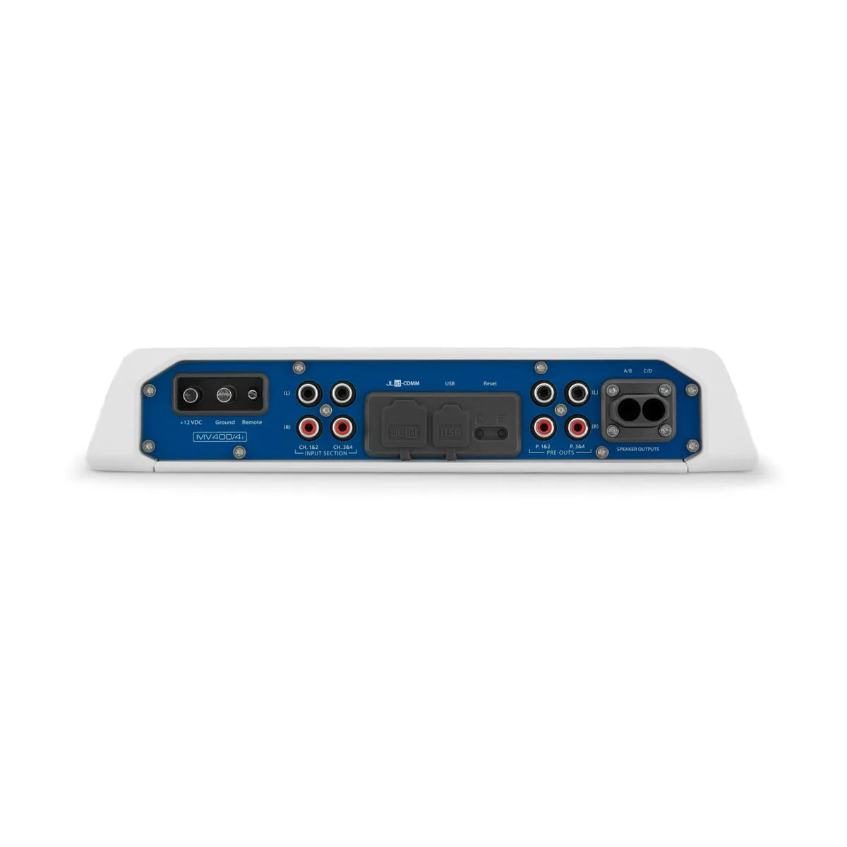 JL Audio JLA-010-03337-00 MVi Marine Amplifier - 4 Channel Full-Range Marine Amplifier