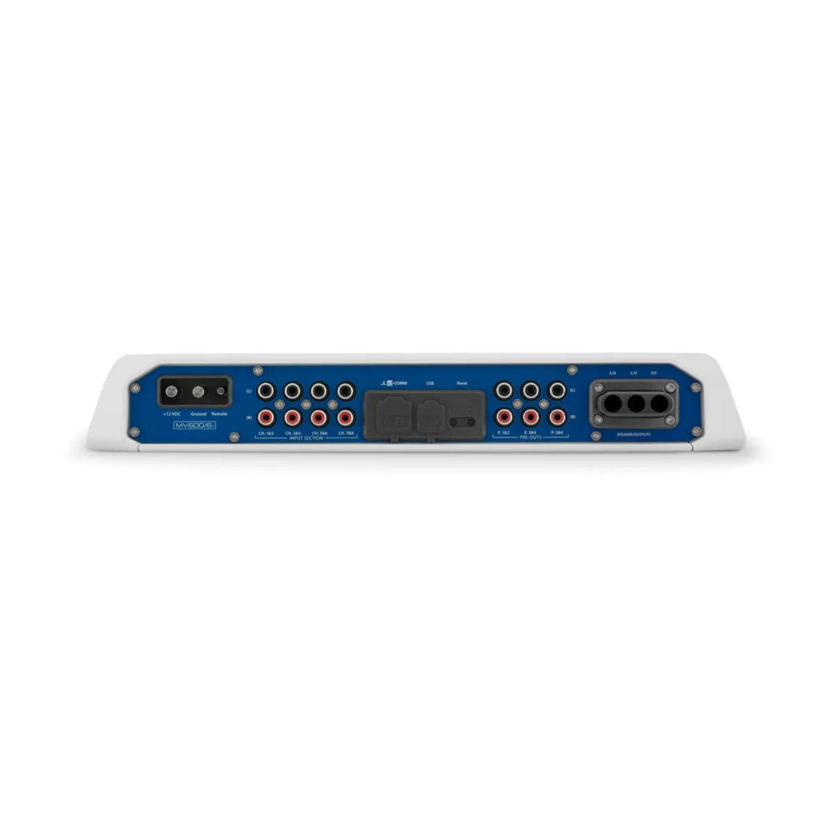 JL Audio JLA-010-03338-00 MVi Marine Amplifier - 6 Channel Full-Range Car and Marine Amplifier