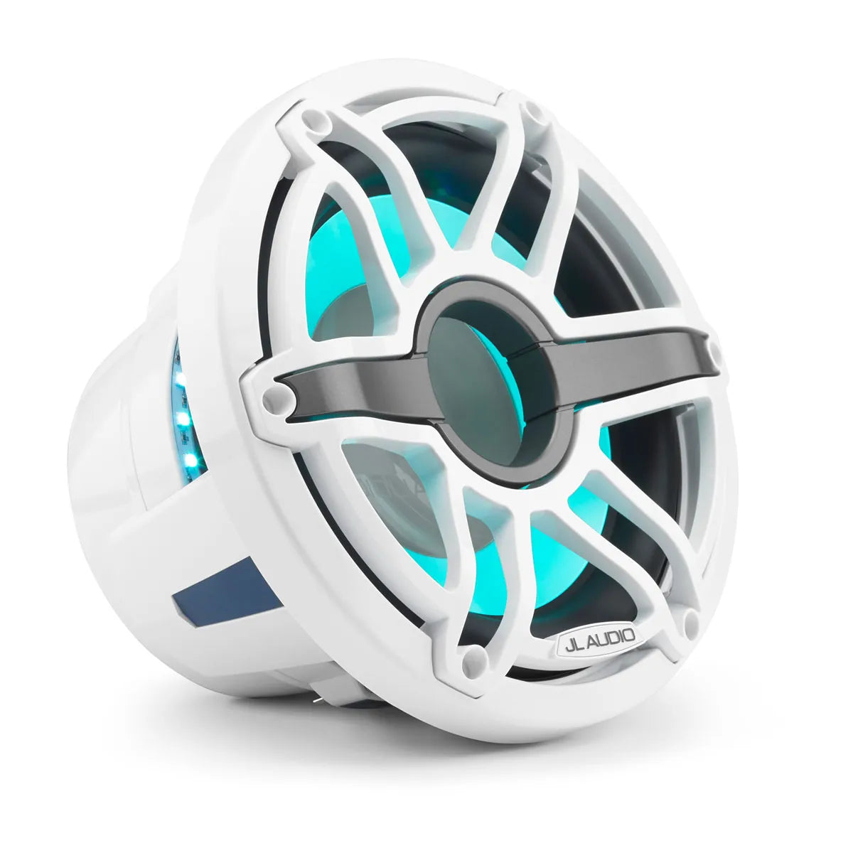 JL Audio JLA-010-03489-00 M6 Marine Subwoofer - 10" with LED and White Sport Grille