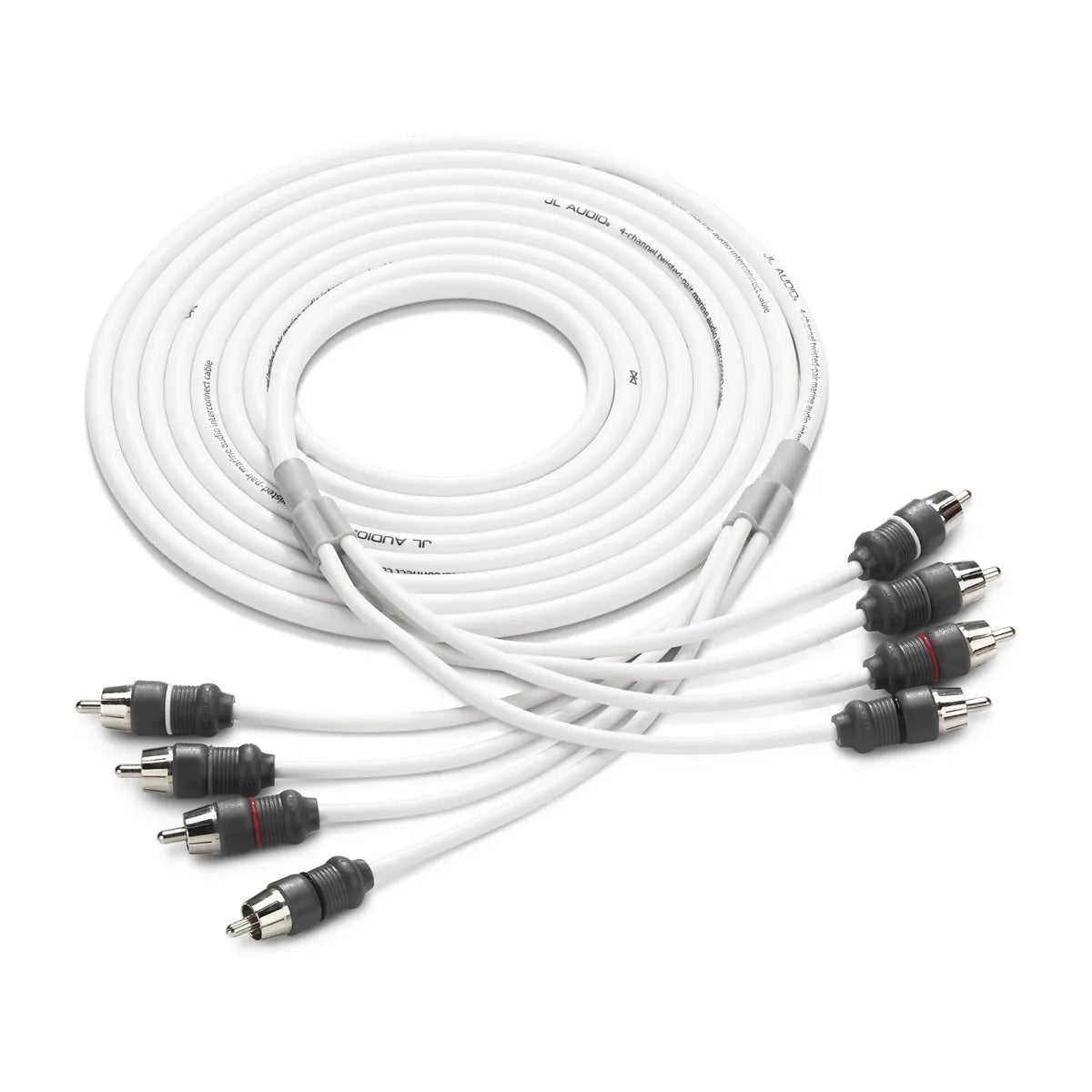 JL Audio JLA-010-13474-00 Marine Audio Interconnect - 4-Channel 12-25' RCA Cable