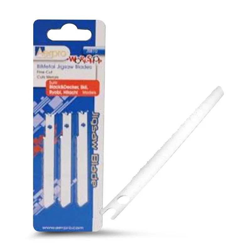 Aerpro JSB1U Universal Fit Fine Cut Blade Cuts Metal Pack of 3