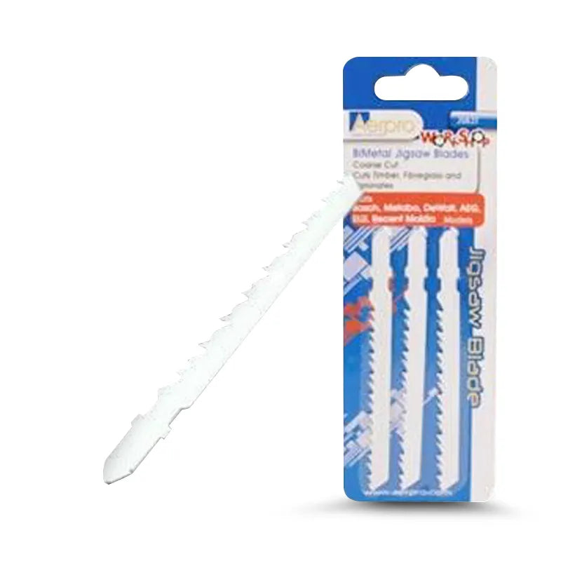 Aerpro JSB3T T Shank Fit Coarse Cut Blade Cuts Timber Pack of 3