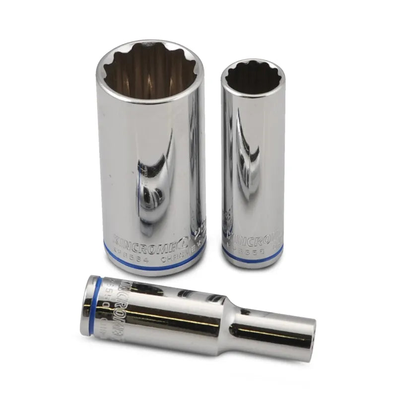 KINCROME K26556 Deep Socket 14mm 3/8" Drive (Mirror Polish)