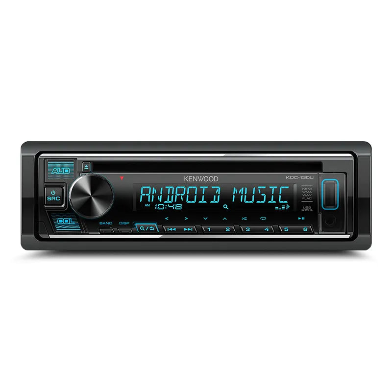 Kenwood KDC-130U Android Music Playback/USB/Aux/CD Receiver