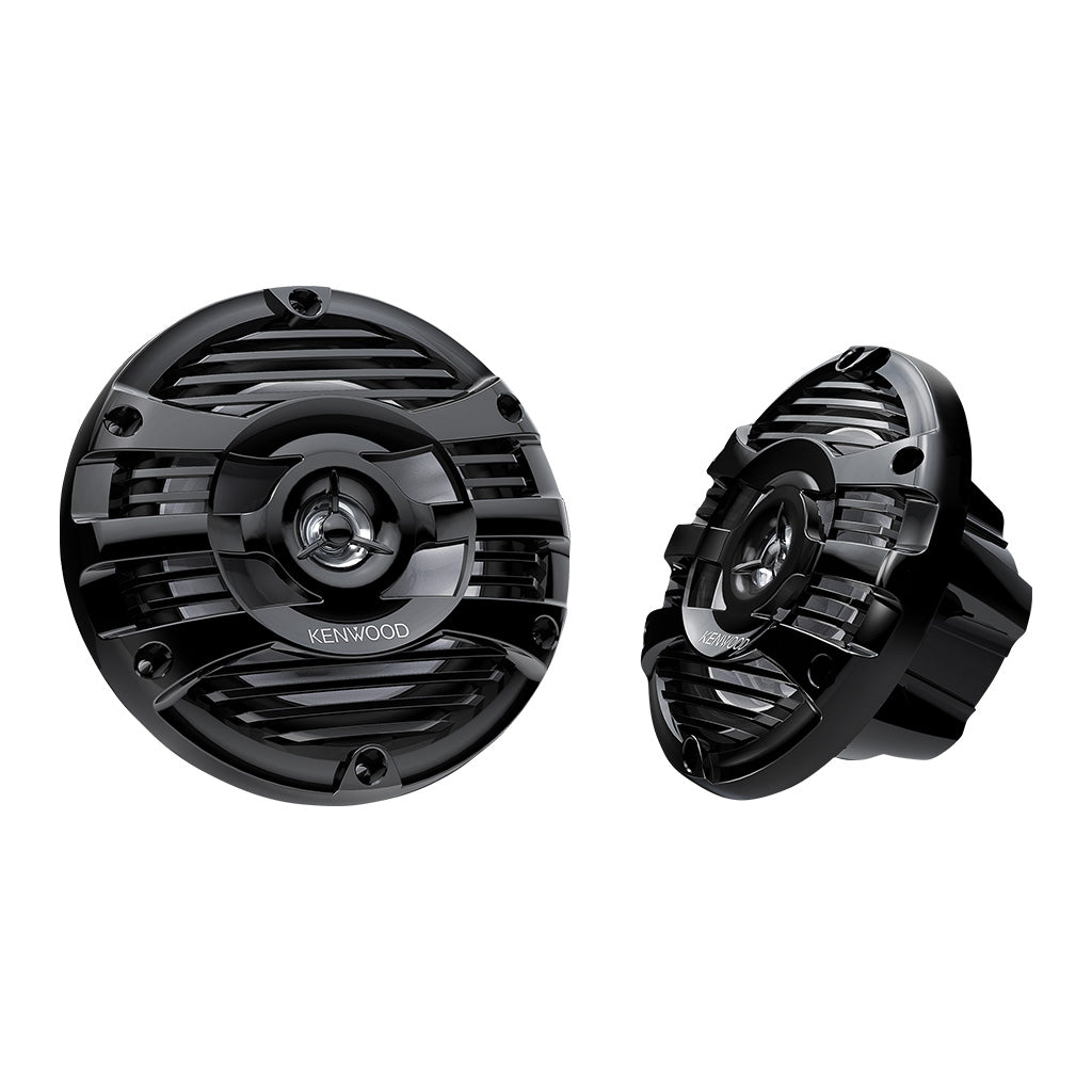 KENWOOD KFC-1653MRB - 6.5 Inch Marine Speakers - Black