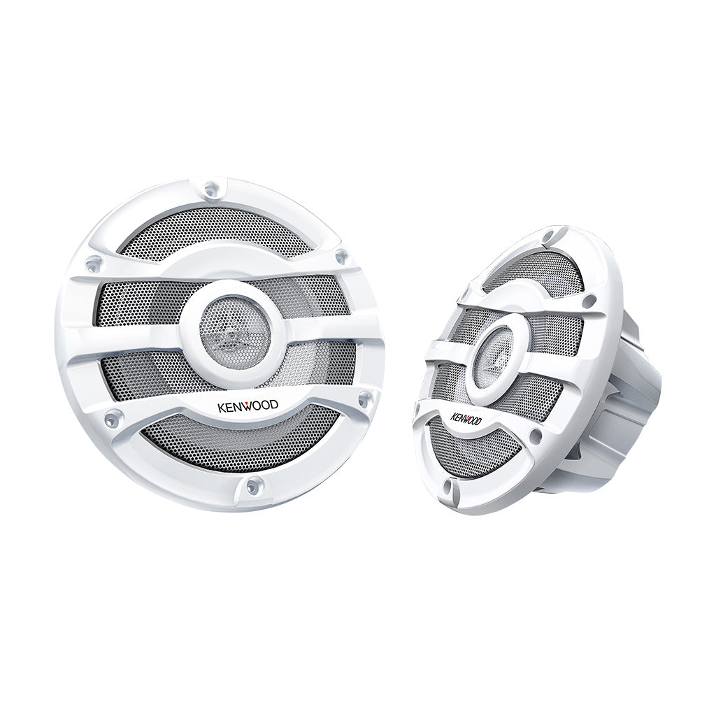 KENWOOD KFC-2053MRW - 8 Inch Marine Speakers - White