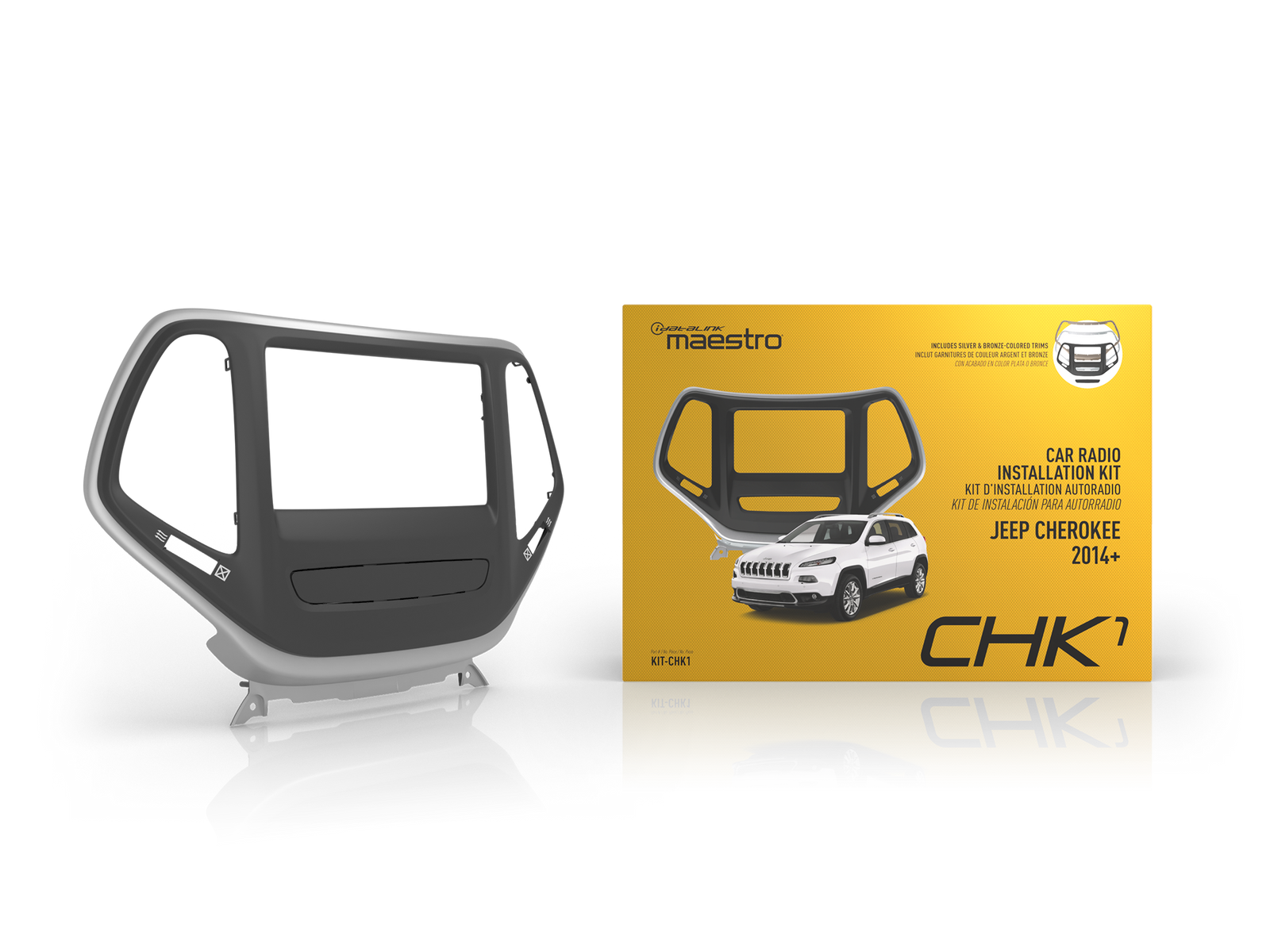 iDatalink Maestro KIT-CHK1 | Dash Kit T-Harness | USB Interface For 2014 Up Jeep Cherokee