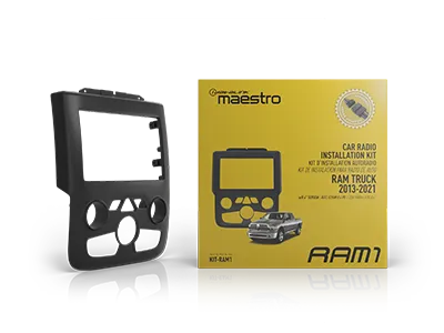 iDatalink Maestro KIT-RAM1 | Dash Kit and T-harness | For 2013-2018 Ram Pickups with Navigation