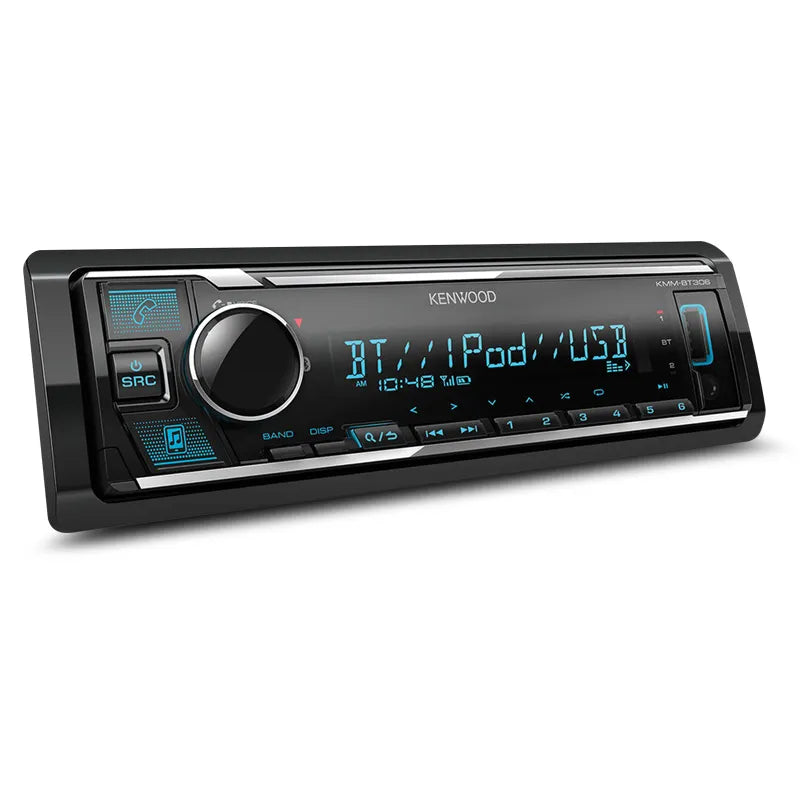 Kenwood KMM-BT306 USB Receiver with Bluetooth and Smartphone Connectivity