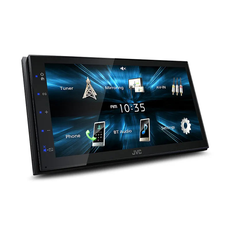 JVC KW-M150BT 6.8" 2-DIN AV Receiver with MP3/WMA/USB/Bluetooth Connectivity and Rear Camera Input