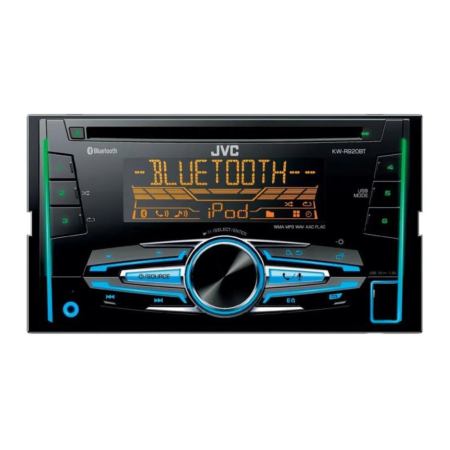 JVC KW-R920BT CD/MP3 Head Unit W/ Bluetooth USB & Android Connect