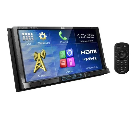 JVC KW-V51BT 7" Touchscreen DVD Media Receiver W/ Bluetooth & Advanced App Mode