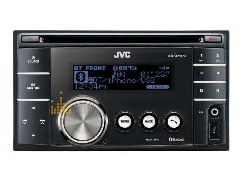 JVC KW-XR816 USB CD Receiver with Bluetooth Dual USB iPod-iPhone