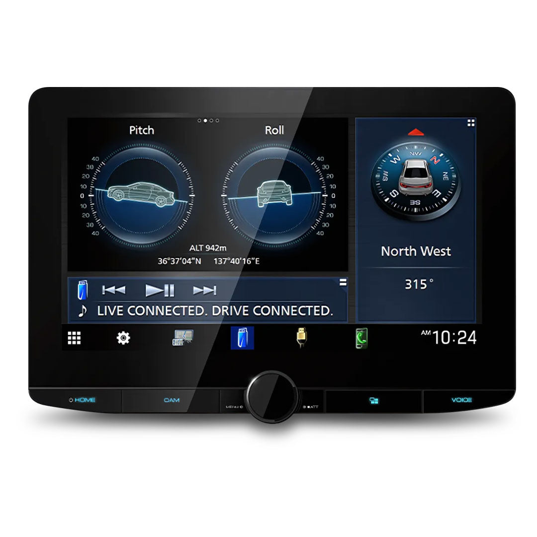Kenwood DMX9724XS | 10.1" Head Unit | Apple CarPlay & Android Auto Digital Multimedia Receiver