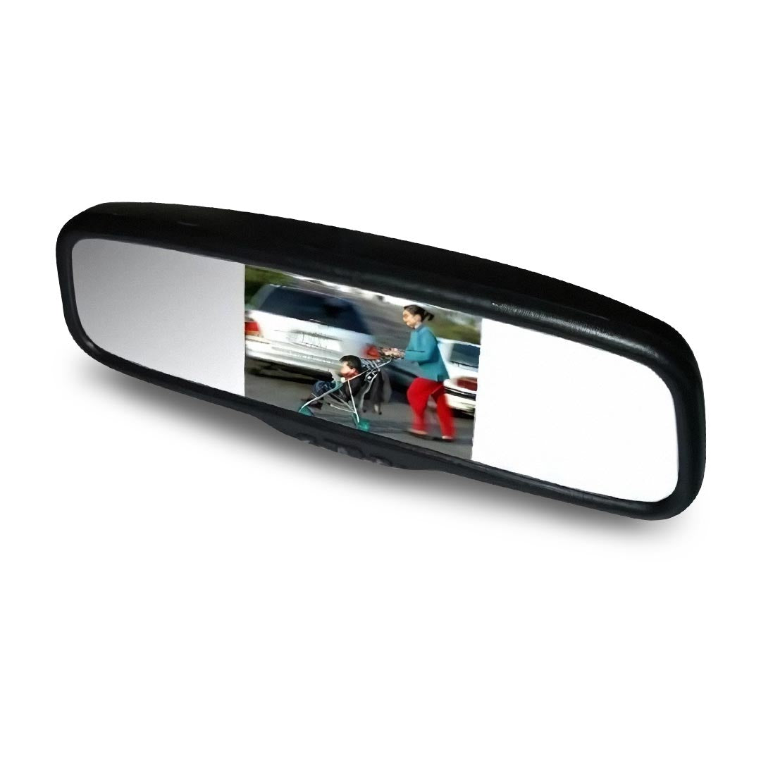 Mongoose LCD50C | 5" Clip-On Mirror Monitor - Reversing Camera