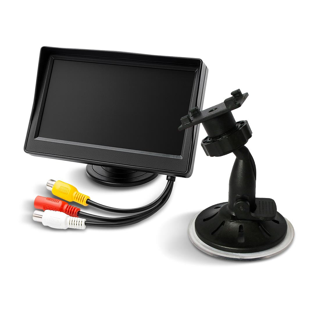 Mongoose LCD50PW | 5" Monitor - 2 Camera Input Dashboard Display
