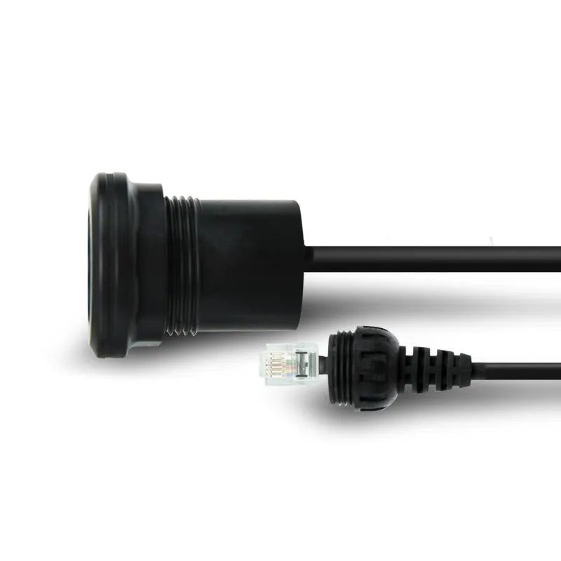 GME LE119 IP67 Microphone Extension Lead With Panel Mount Suit XRS-390C (2m)