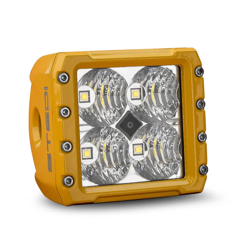 STEDI LEDMINE-C4-FLOOD Industrial Yellow Cube C-4 Flood LED Light