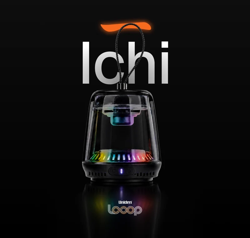 Uniden Looop Ichi 5W Bluetooth Speaker Magnetic Base IPX4