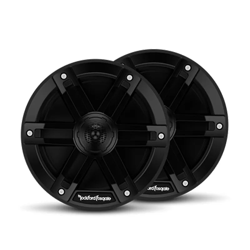 Rockford Fosgate M0-65B M0 6.5" Marine Grade Speakers (Pair) Black
