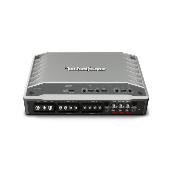 Rockford Fosgate M2-300X4 M2 300 Watt 4-Channel Element Ready™ Marine Amplifier
