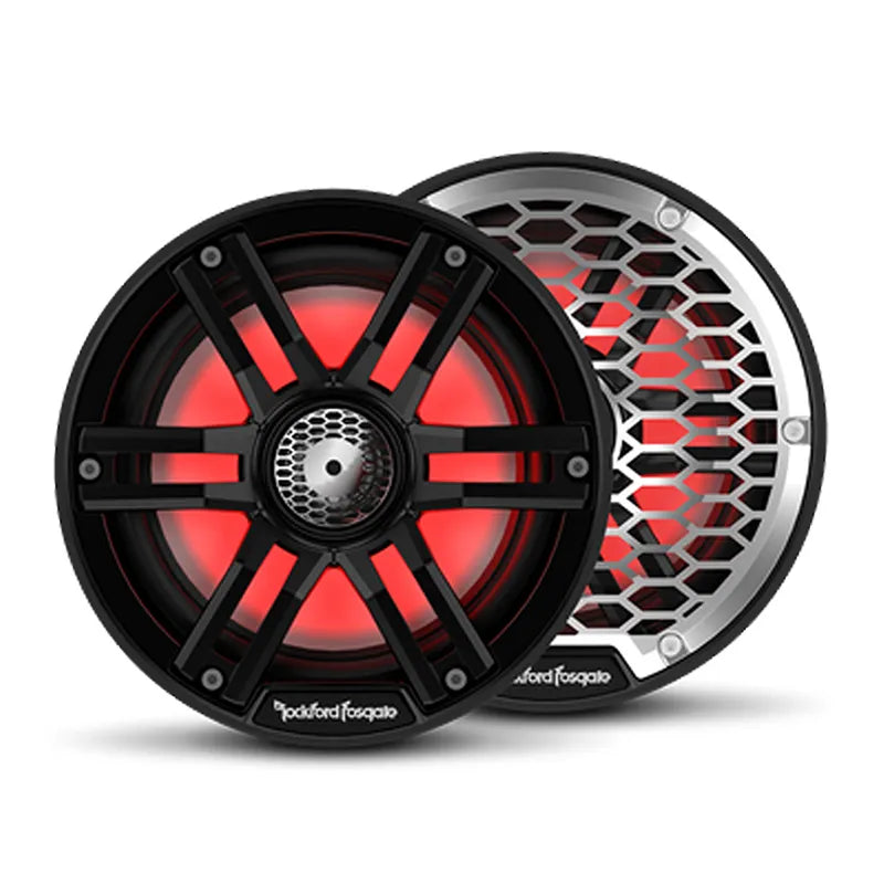 Rockford Fosgate M2-65B M2 Series 6.5 Inch 2-Way Color Optix Marine Speakers in Black - Pair