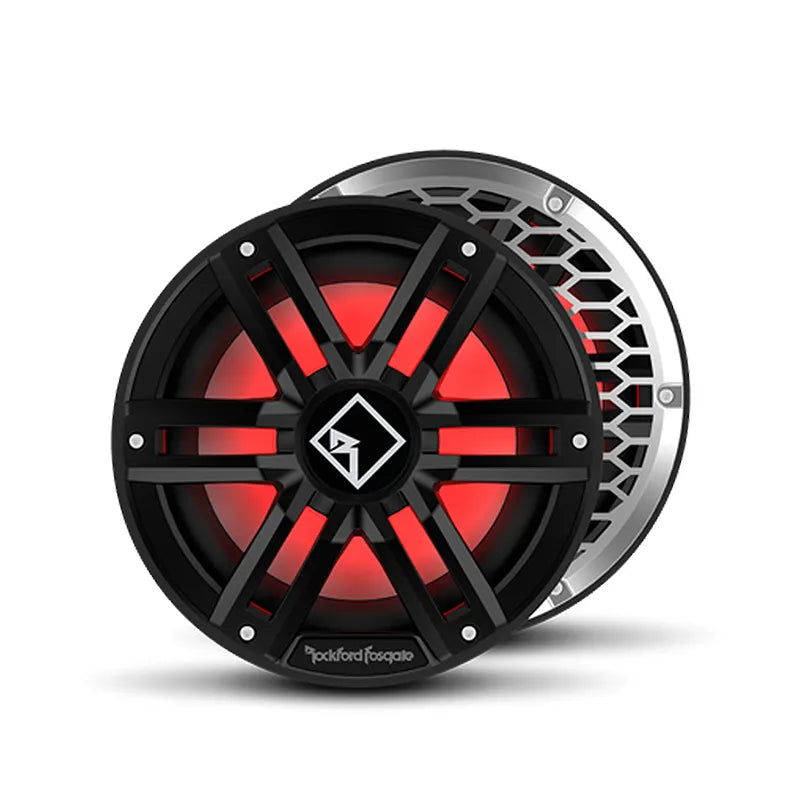 Rockford Fosgate M2D4-10IB M2 10" DVC 4Ω Color Optix Infinite Baffle Marine Subwoofer - Black