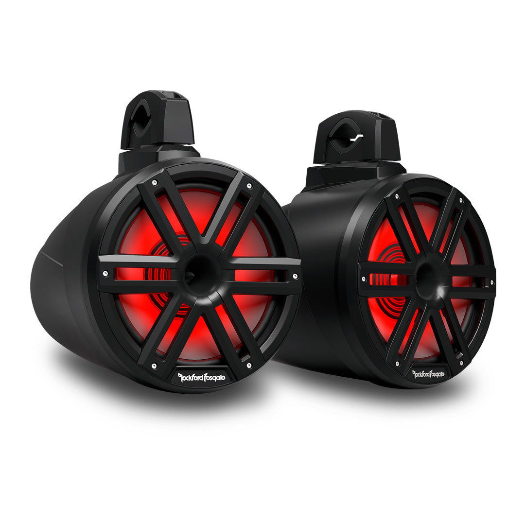 Rockford Fosgate M2WL-10HB | 10" M2 Color Optix™ 2-Way Horn Loaded Tower Speakers (pr) - Black