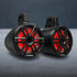 Rockford Fosgate M2WL-10HB M2 10 Inch Color Optix 2-Way Horn Loaded Wake Tower Speakers - Black (Pair)