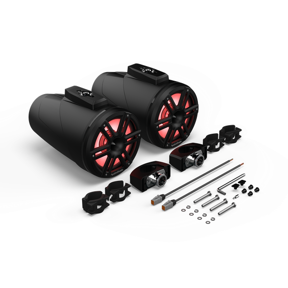 Rockford Fosgate M2WL-8HB M2 8” Color Optix™ 2-Way Horn Wake Tower Speakers - Black
