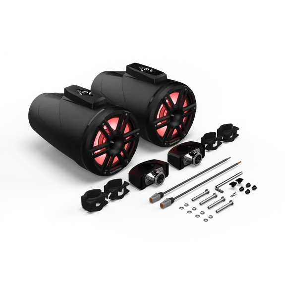 Rockford Fosgate M2WL-8HB M2 8” Color Optix™ 2-Way Horn Wake Tower Speakers - Black