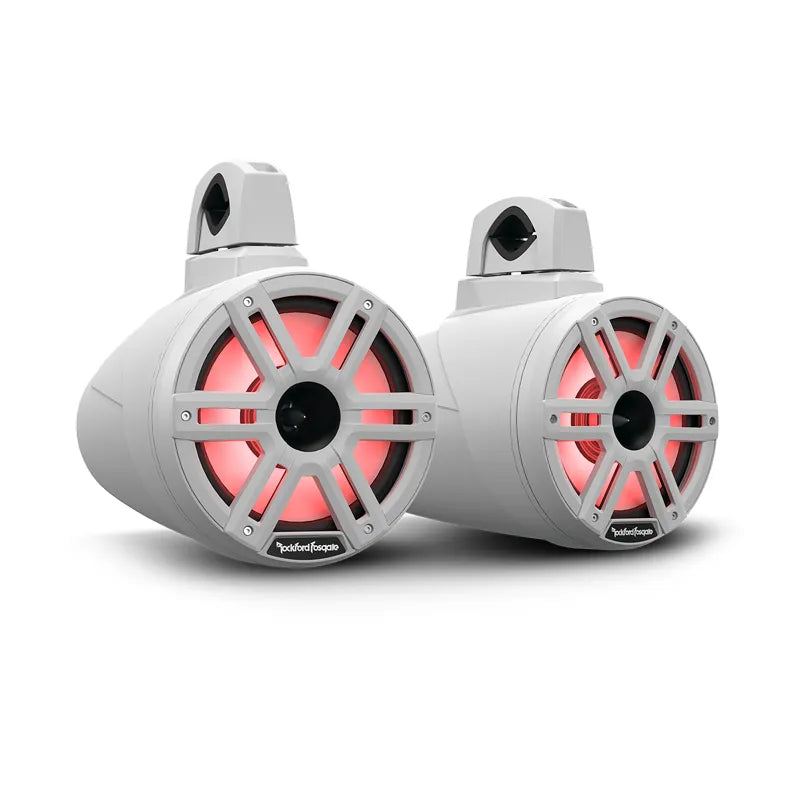 Rockford Fosgate M2WL-8H M2 8” 1200W Color Optix 2-Way Horn Wake Tower Speakers