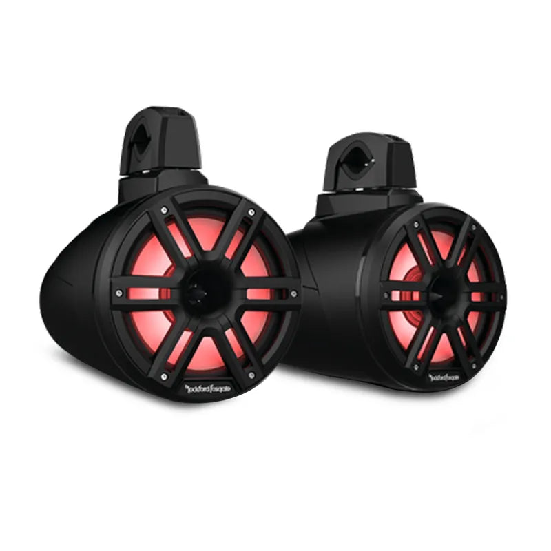 Rockford Fosgate M2WL-8HB M2 8” Color Optix™ 2-Way Horn Wake Tower Speakers - Black